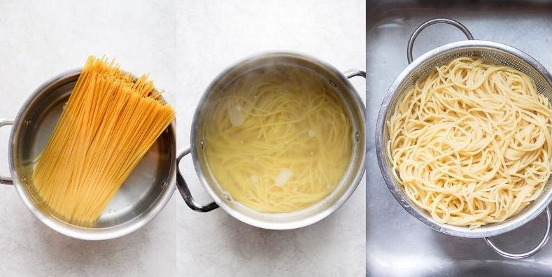 Espaguetis de res con salsa boloñesa