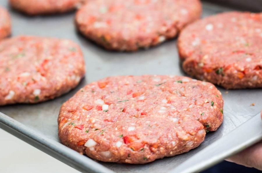 Carne molida de res para hamburguesas