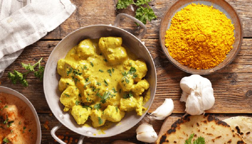 Receta Pollo al curry con nata