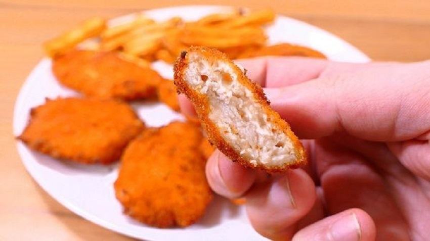 Receta nuggets de pollo con queso