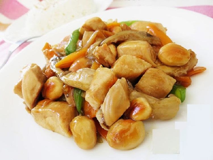 Receta pollo con almendras estilo chino